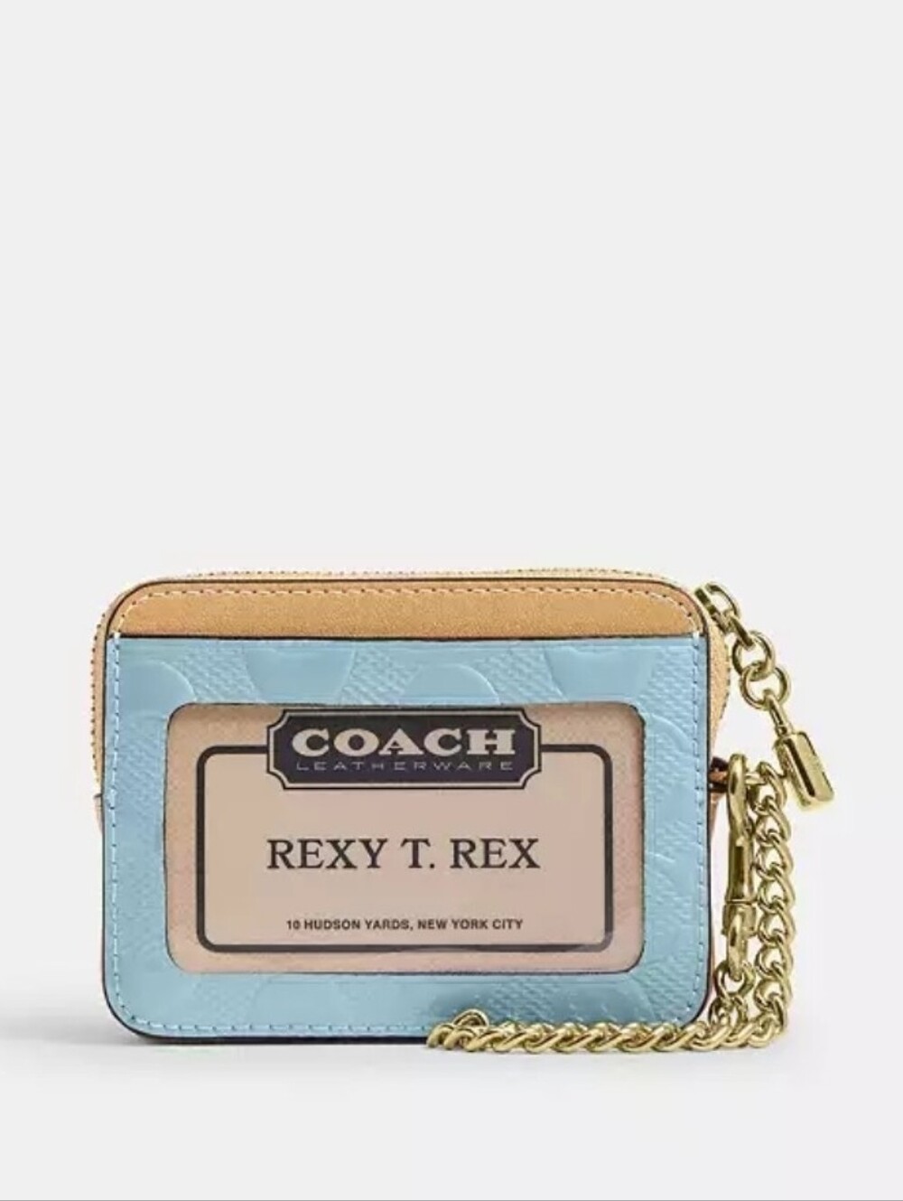 Coach Zip Card Case In Signature Leather - Picture 2 of 13